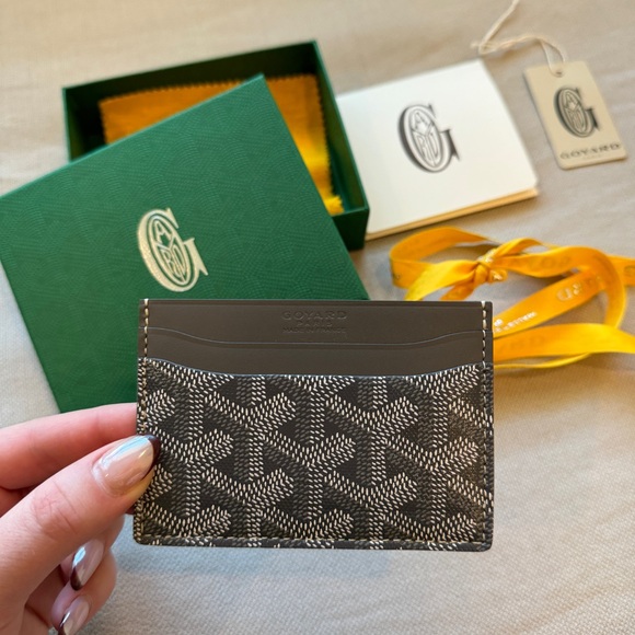NWT🖤GOYARD🖤Goyardine Saint Sulpice Card Holder - Picture 5 of 15